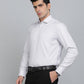 White Checked Regular Fit Formal Shirt | Greenfibre