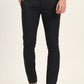Black Printed Super Slim Fit Casual Trouser | Greenfibre