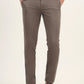 Olive Solid Super Slim Fit Casual Trouser | Greenfibre