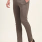 Olive Solid Super Slim Fit Casual Trouser | Greenfibre