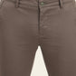 Olive Solid Super Slim Fit Casual Trouser | Greenfibre