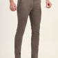 Olive Solid Super Slim Fit Casual Trouser | Greenfibre