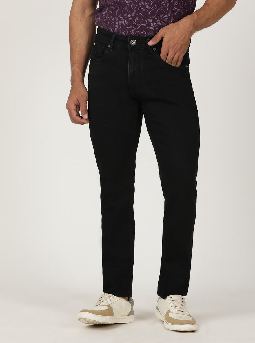 Black Washed Urban Fit Jeans | Greenfibre