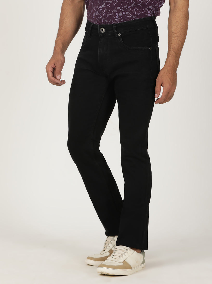 Black Washed Urban Fit Jeans | Greenfibre