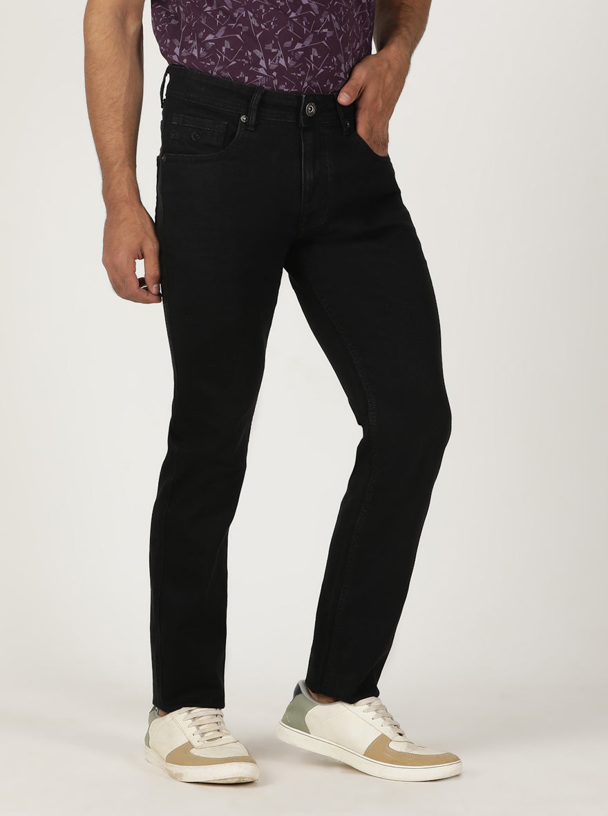 Black Washed Urban Fit Jeans | Greenfibre