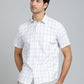 Blue Checked Smart Fit Semi Casual Shirt | Greenfibre