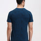 Teal Printed Slim Fit T-Shirt | Greenfibre