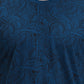 Teal Printed Slim Fit T-Shirt | Greenfibre