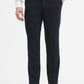 Navy Blue Solid Super Slim Fit Formal Trouser | Greenfibre