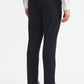Navy Blue Solid Super Slim Fit Formal Trouser | Greenfibre