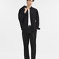 Shadow Black  Solid Slim Fit Casual Shirt | Greenfibre