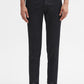 Black Solid Super Slim Fit Casual Trouser | Greenfibre