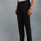 Black Solid Slim Fit Formal Trouser | Greenfibre