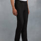Black Solid Slim Fit Formal Trouser | Greenfibre