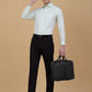 Wine Solid Slim Fit Formal Trouser | Greenfibre