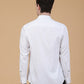White Solid Slim Fit Formal Shirt | Greenfibre