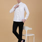 White Solid Slim Fit Formal Shirt | Greenfibre