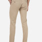 Cream Solid Super Slim Fit Casual Trouser | Greenfibre