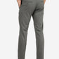 Grey Solid Super Slim Fit Casual Trouser | Greenfibre