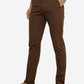 Light Brown Solid Neo Fit Casual Trouser | Greenfibre