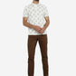 Light Brown Solid Neo Fit Casual Trouser | Greenfibre