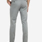 Light Grey Solid Neo Fit Casual Trouser | Greenfibre