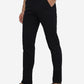 Black Solid Neo Fit Casual Trouser | Greenfibre