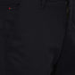 Black Solid Neo Fit Casual Trouser | Greenfibre