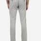 Light Grey Solid Super Slim Fit Casual Trouser | Greenfibre