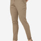 Beige Solid Neo Fit Casual Trouser | Greenfibre