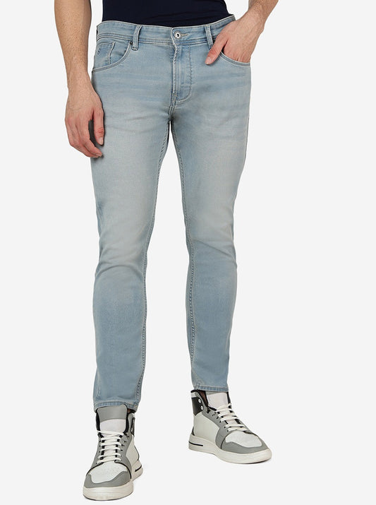 Ice Blue Washed Urban Fit Jeans | Greenfibre