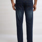 Navy Blue Washed Narrow Fit Jeans | Greenfibre