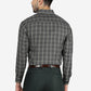 Green Checked Slim Fit Formal Shirt | Greenfibre