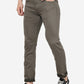 Olive Green Solid Narrow Fit Jeans | Greenfibre