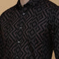 Wine Printed Slim Fit Party Wear Shirt | Greenfibre