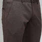 Coffee Brown Solid Slim Fit Club Wear Trouser | Greenfibre