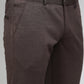 Coffee Brown Solid Slim Fit Club Wear Trouser | Greenfibre