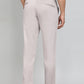 Dusty Pink Solid Slim Fit Club Wear Trouser | Greenfibre