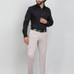 Dusty Pink Solid Slim Fit Club Wear Trouser | Greenfibre