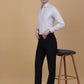 Purple Solid Slim Fit Formal Shirt | Greenfibre