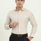 Fawn Solid Slim Fit Formal Shirt | Greenfibre