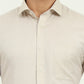 Fawn Solid Slim Fit Formal Shirt | Greenfibre