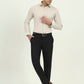 Fawn Solid Slim Fit Formal Shirt | Greenfibre