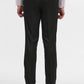 Black Solid Slim Fit Formal Trouser | Greenfibre