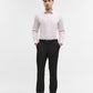 Black Solid Slim Fit Formal Trouser | Greenfibre