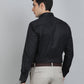 Black Printed Slim Fit Party Wear Shirt | Greenfibre