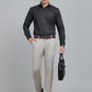 Black Printed Slim Fit Party Wear Shirt | Greenfibre