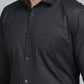 Black Printed Slim Fit Party Wear Shirt | Greenfibre