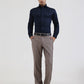 Navy Blue Solid Slim Fit Party Wear Shirt | Greenfibre