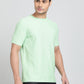 Green Printed Slim Fit T-Shirt | Greenfibre